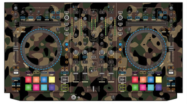 Denon DJ MC 7000 Skin Camo Woodland
